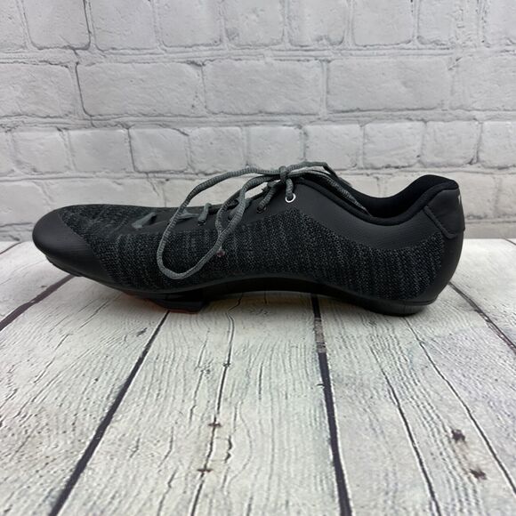 Tommaso Mens Strada Aria Black Knit Cycling Shoes Delta Cleats Size 13 US 47 New - Picture 9 of 11
